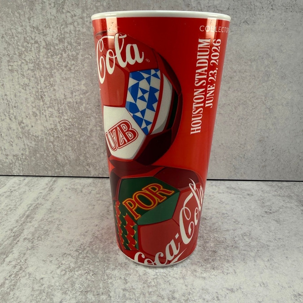 Portugal vs Uzbekistan Coca Cola World Cup‎ Soccer Houston Collectors Cup 47/104